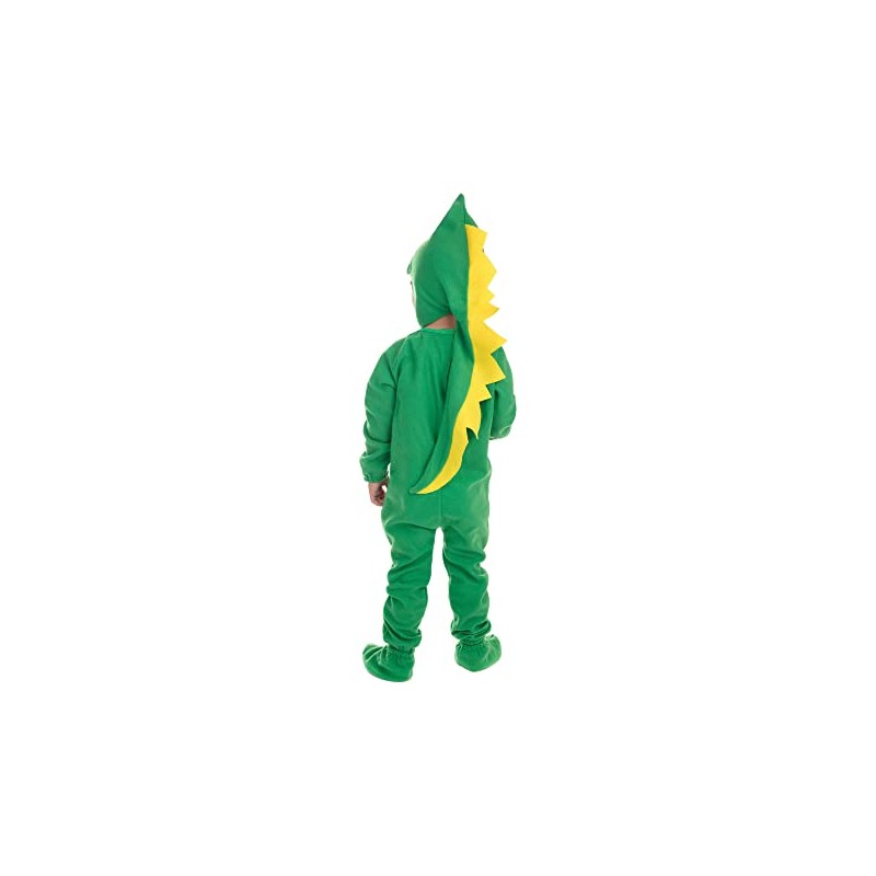 Bristol Novelty CC017 Dinosaur Toddler Costume, Unisex-Child, Yellow, X-Small