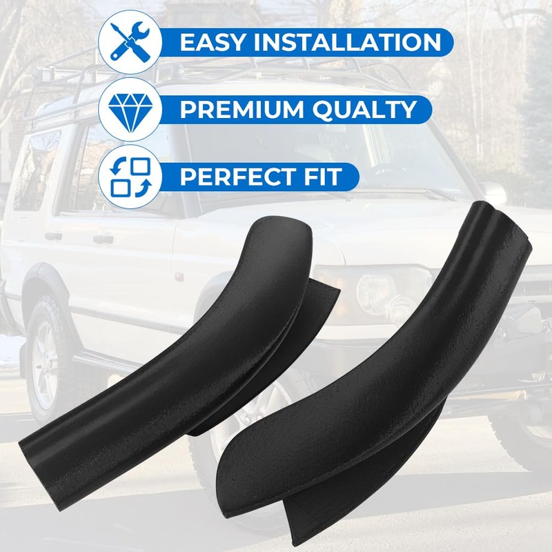 Front Roof Rain Drip Rail Finisher Left & Right Set