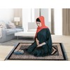 Kellegour Muslim Prayer Rug with Prayer Beads,Soft Islamic Prayer Rug,Prayer