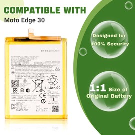 SWARK New ND40 Rechargeable Battery Compatible with Moto Edge 30 XT2203 2022 with Upgraded Repair Tools Kit