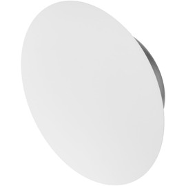 Repa Market ø6" Inch White Steel Universal Diffuser - Adjustable Valve - Air Intake, Supply, Exhaust Duct Ventilation - Round Seamless Metal Soffit Vent Cover - Home Office Wall Ceiling