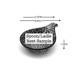 Polish Pottery Spoon/Ladle Rest - Buttercup