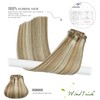 WindTouch Clip In Hair Extensions Human Hair Mixed Bleach Blonde