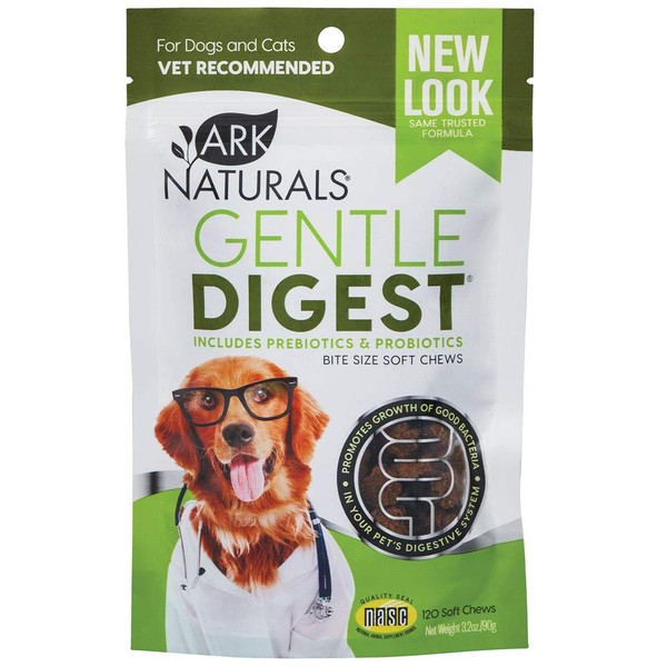Ark Naturals Gentle Digest Soft Chews, Vet Recommended Dog and