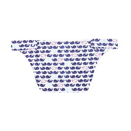 Grime to protect your skin ☆ Bib Dog Drool Cover [Whale] ☆ Fluffy Double Gauze/100% Cotton #