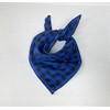 Tartan Check Dog Bandana, Ties Like a Neckerchief, Soft Cotton