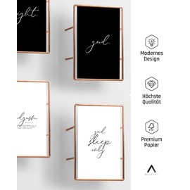 BLCKART Premium Kitchen Poster Set Stylish Kitchen Wall Pictures with Sayings Dining Room Poster Decoration without Frame
