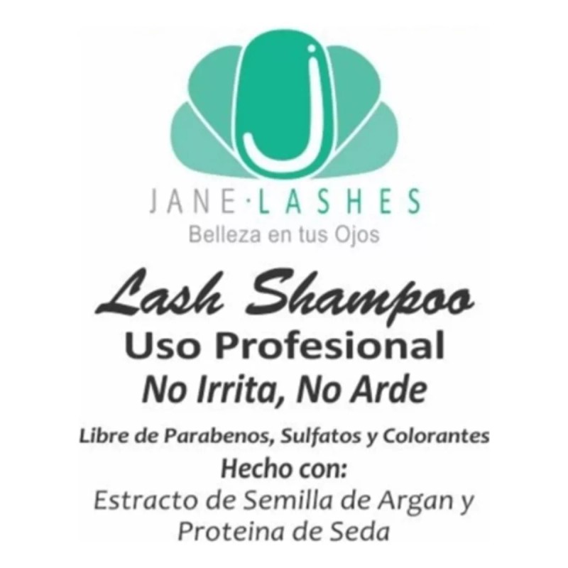 Jane Lashes 1 Lt Lash Shampoo Pestaña Mink Refill +