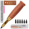 Boyistar Brown Leather Hole Punch Tool