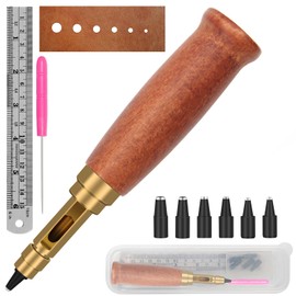 Boyistar Brown Leather Hole Punch Tool