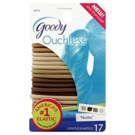 Goody Nude Braid Elastics - 17 ct 1 pack