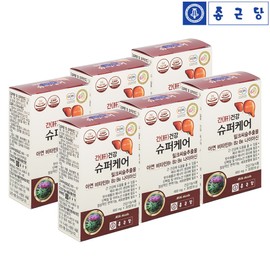 Chong Kun Dang Super Care for Liver Health Milk Thistle Zinc Nutrient Health Functional Food Silymarin 6 Months Supply / 종근당 간 건강에 좋은 슈퍼케어 밀크씨슬 아연 영양제 건강 기능식품 실리마린 6개월분