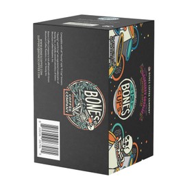 Bones Coffee Company Blackberry Fruit Cobbler Flavored Coffee Pods, Low Acid Medium Roast Single-Serve Bones Cups, Compatible with 1.0 & 2.0 K-Cups Brewers Coffee Maker, 12 Count