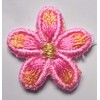 IRON ON PATCH APPLIQUE - FLOWER 3/4"