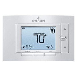 Emerson Low Voltage Thermostat, Stages Cool 2, Stages Heat 4