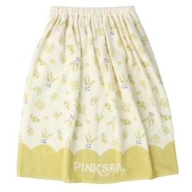 Pink Sail Wrap Towel, 100% Cotton, Name Tag, 23.6 inches (60 cm), Girls Wrap Towel, Swimming Item, Pool Towel, Kids, Change of Clothes, Bath, Hot Springs, Swimming, Beach, Summer, Water Play D: Small