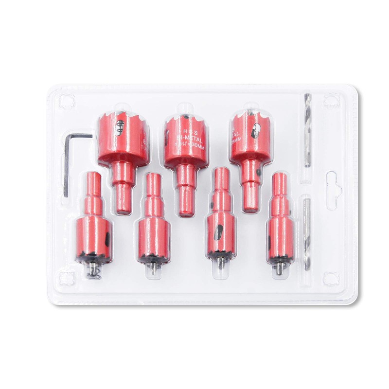 LAIWEI Hole Saw Set, Electric Drill Bit, Hole Cutter, For