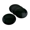 RTRHINOTUNING 4pcs 56mm/2.2in Wheel Center Caps Stickers Black Aluminum Alloy