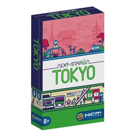 HCM Kinzel - Next Station Tokyo | Successor to the Nominated Game | Flip & Write - New Underground Lines for Tokyo Tourism | Skill and Strategy | German | 55214