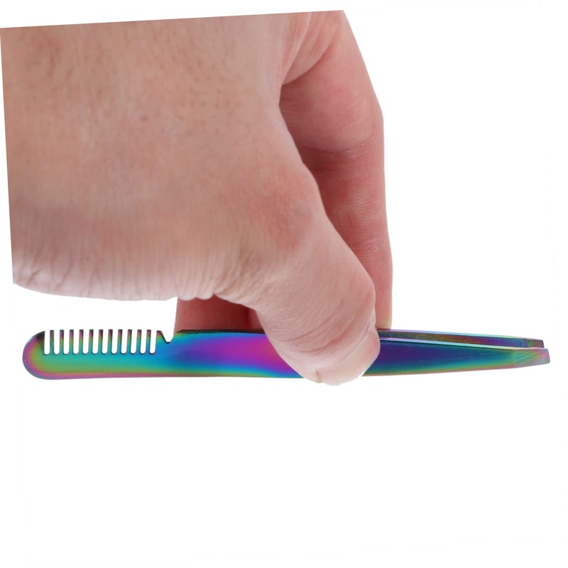WOONEKY 4pcs Eyebrow Tweezers Tip Precision Tweezers for Men Women