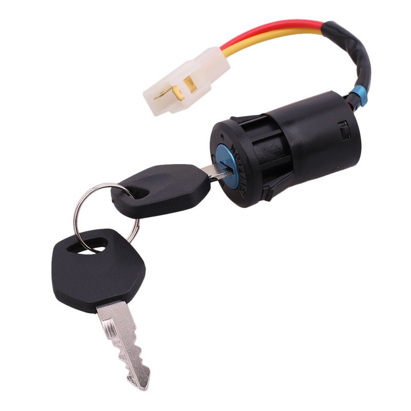 ZIJIA 2 Wires Children Electric Car Ignition Key Switch, Kid