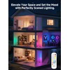 Tyute Standing Floor Lamp, RGB LED Lamp with Music Sync,