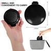 1st Choice Folding Hair Brush with Mirror,Round Mini Compact Massage