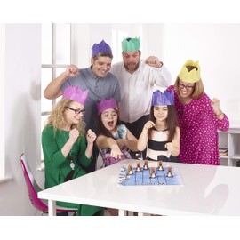 Racing Tuxedo Penguin Christmas Favors -- Set of 6 Racing Game Favors with Wind-up Toy Enclosed