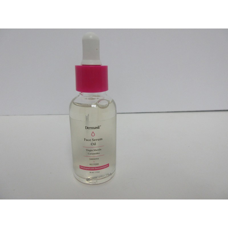 Dermasil Face Serum Oil - Virgin Marula, Ceramides 1fl Oz
