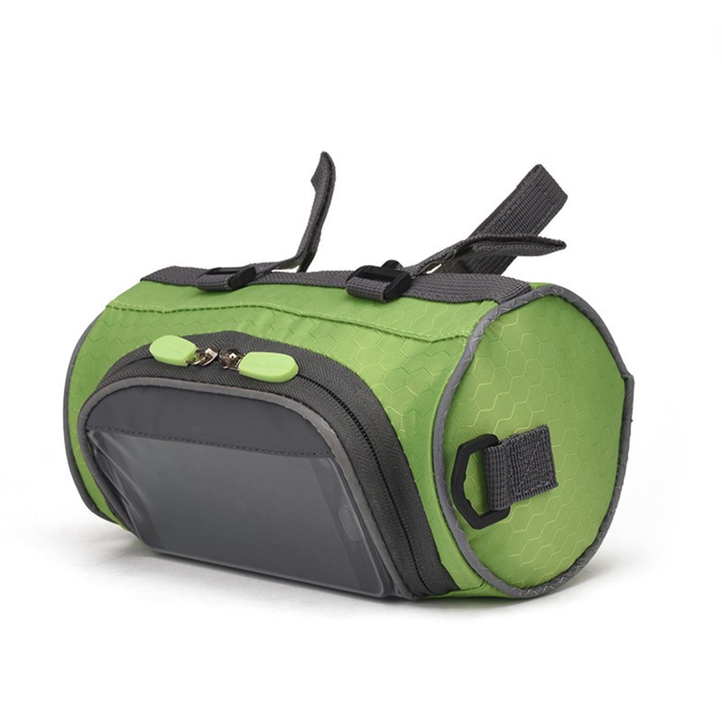 Bike Handlebar Bag Bike Bucket Bag with Touch Screen Waterproof