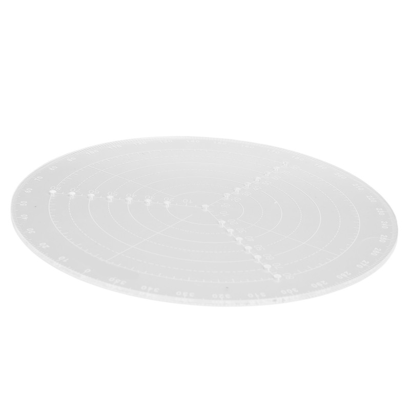 Round Center Finder with Clear Scales Acrylic DlY Woodworking Compass