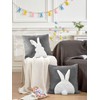 IHClink Easter Cushions Covers Easter Decorations Square Rabbit Benny Decorative