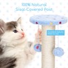Nobleza Cat Scratching Post Small Cat Activity Center Kitty Climbing
