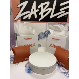 Zable New Italian Zable Bead Charm “ Graduation Cap” 1/2 Wide & 1/4 Hole .925 Gift