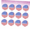 IWOWHERO 12pcs Flag Cloth Patches Stickers Embroidery DIY Patches for