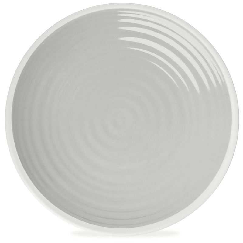 Camping Crockery Set 1 Person 4-Piece Melamine Grey Picnic Crockery
