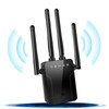 WiFi Extender Booster, Internet Booster with Ethernet Port, 4 Antennas
