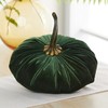 Set of 3 Velvet 9 Inch Pumpkins, Fall Decorations, Best