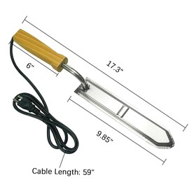 Electric Heating Honey Scraper for Honey Combs Electric Honey Scraper Extractor Beekeeping Equipment Electric Heating Honey Scraper(US Plug)