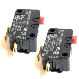 (Pack of 2) Frigidaire Microwave Micro Door Relay Switch 5304440026 and FMV156DCC