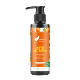 Kojic Acid Face Cleanser, Face Wash Ideal Exfoliation, Deep Cleanse and Oil Control, 5.28 Oz/150 ml by Oreola Naturals