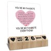 Gifts for Him Her Boyfriend Girlfriend-Block Calendar Desk Accessories for