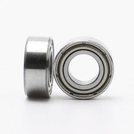 Pxyelec 5 x 10 x 4 mm Miniature Deep Groove Ball Bearing Skateboard Bearings MR105ZZ L-1050ZZ (Pack of 10)