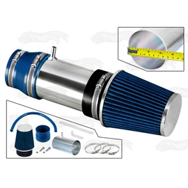Rtunes Racing Short Ram Air Intake Kit + Filter Combo Compatible For 03-07 Honda Accord LX EX 3.0L V6 (Blue)