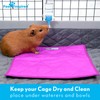 Paw Inspired Guinea Pig Cage Liners Pads | Washable Fleece