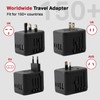 ADAGIO All in One Universal Travel Adapter, International Travel Plug