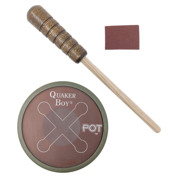 Quaker Boy - X-Pot Diamond Dust Pot Call,Black