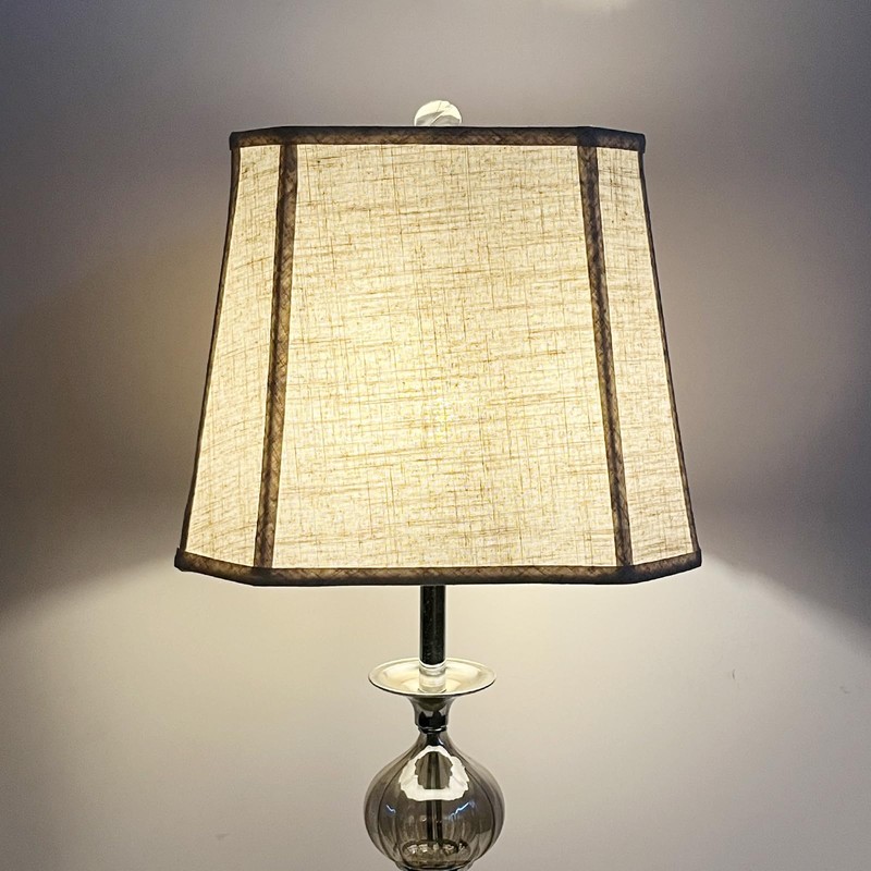 TOOTOO STAR Square cut corner lampshade, 10x13x10.5 inch medium table