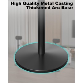 Speaker Stand for Sonos ERA 300, Premium Metal Design, Adjustable Floor Speaker Stand with Cable Management(2pcs, Black)