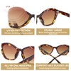 LADEESSE 4 Pack Bifocal Reading Sunglasses for Women Fashion Cateye
